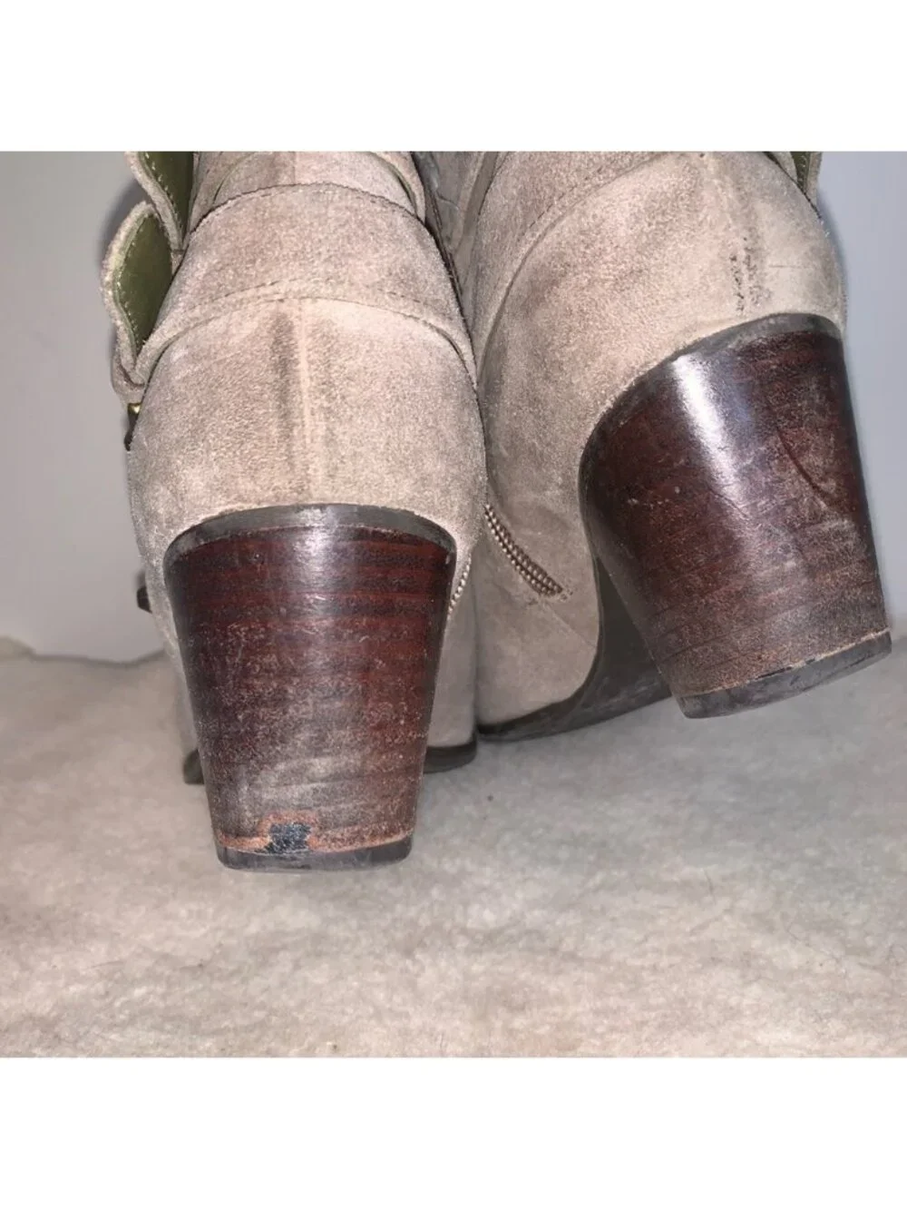 Stuart Weitzman Kickstart Studded Suede Ankle Boot 6